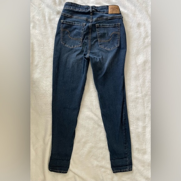 Signature Levi Strauss Women's Maternity Blue Jeans - Picture 3 of 5